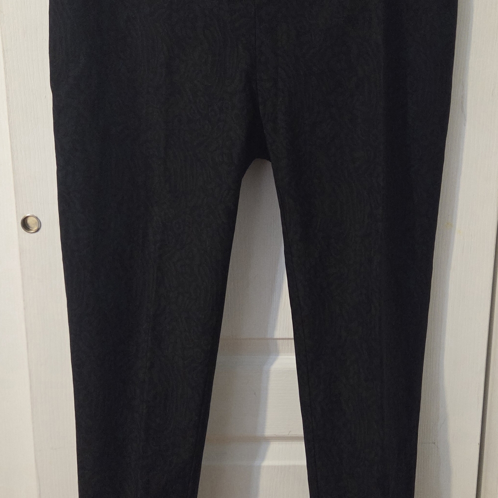 Focus 2000 Womens Patterned Black Pants Size 16